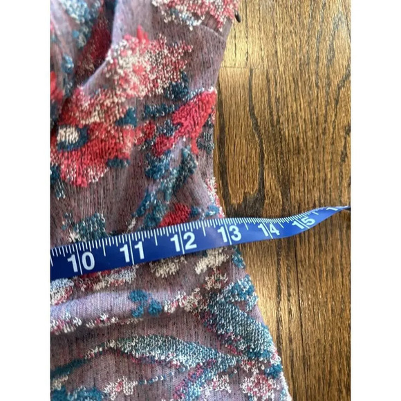 ANTHROPOLOGIE MAEVE Jacquard Floral Print Midi Dress Sz 0 NWT 1167 - Picture 12 of 14